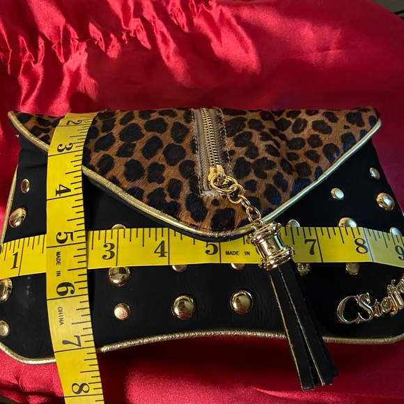 Carmen Steffens Clutch Leopard Print Hair Calf - Picture 16 of 16